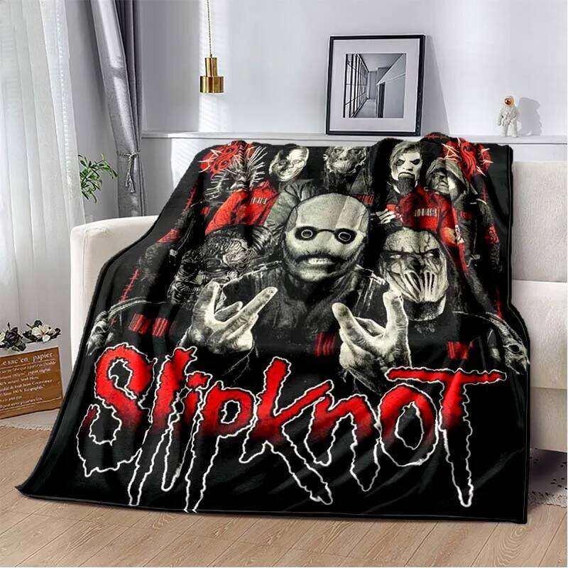Heavy Metal Band Rap-Metal Music S-Slipknot Album Cover Printed Flannel Soft Warm Sofa Bed Portable Office Gift Blanket J260512 - view 7