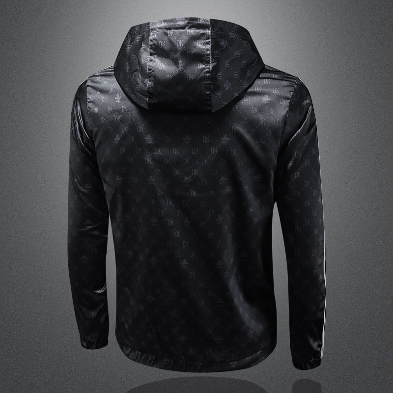 European style fashionable hooded casual jacket, 2025 spring-summer new men's clothing
