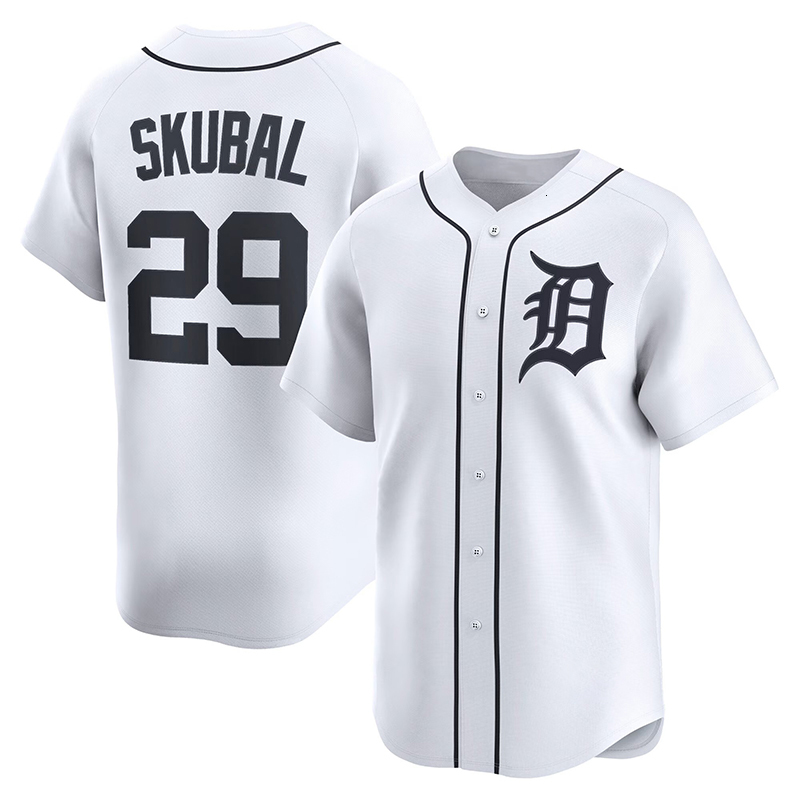 DetroitS Tigers Jersey Tarik Skubal Riley Greene Wenceel Perez Javier Baez Alan Trammell Verlander Tiger TigersJersey Kevin McGonigle Tigerss Baseball