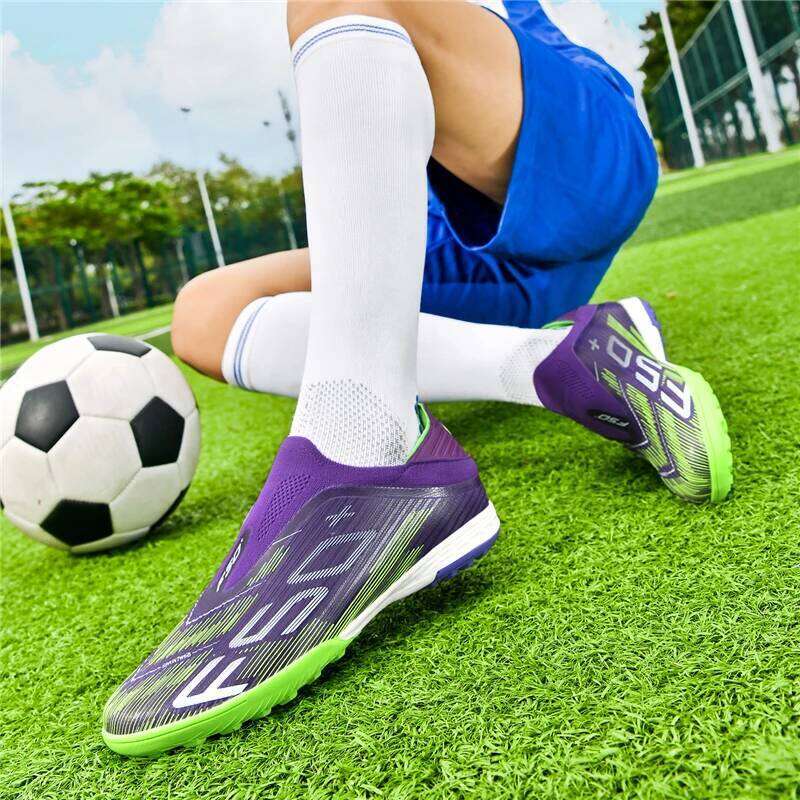 New Men Soccer Shoes Grass Cleats Futsal Comfortable Turf Football Boots Sports Ultralight Fg Non Slip Indoor Adult Non-Slip 26Y0513
