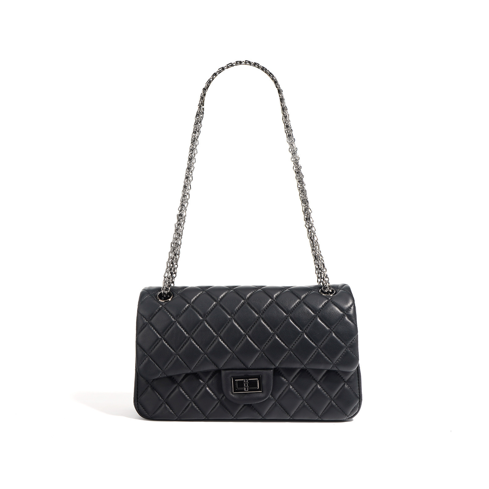 Classic CF25.5 Sheepskin Quilted Chain High-end Shoulder Crossbody Bag Underarm Commuter Versatile