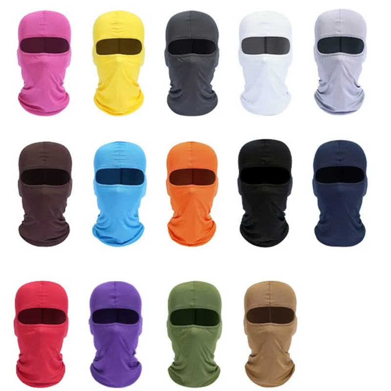 Print your Logo. Men's riding full-face mask, quick-drying hood, breathable balaclava hat, female tactical military vehicle, breathable motorcycl