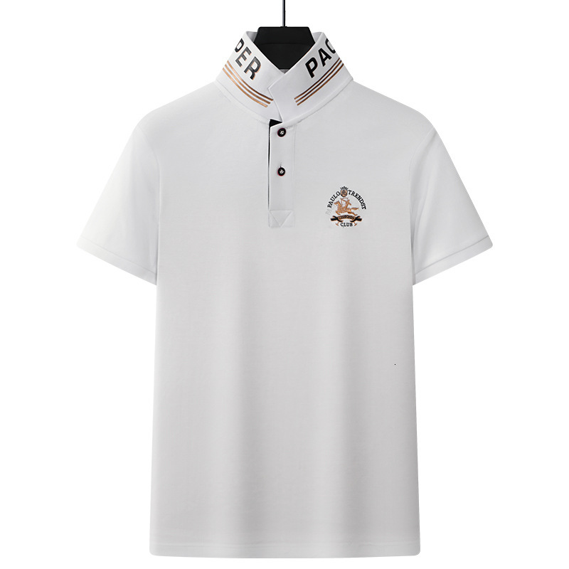 Luxury Sport Fashion High Quality Designer Shirt Turn Down Collar Mesh POLO Shirt Quick Dry Tennis Short Sleeve Top Stand Up Collar Unisex New Arrival