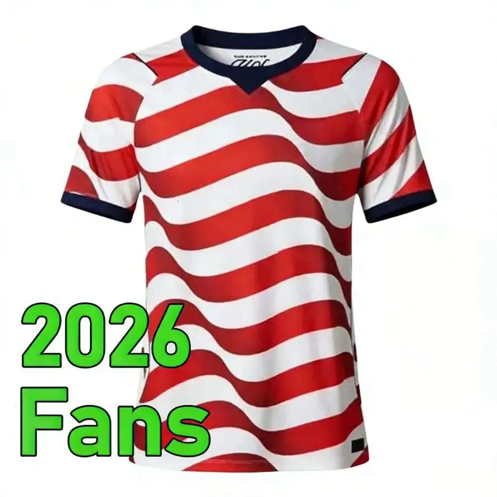 USAS 2026 World Cup Soccer Jersey PULISIC BALOGUN AARONSON WRIGHT LALAS 26 27 America Football Shirts United States Camisetas 1994 2014 Dempsey USMNT 