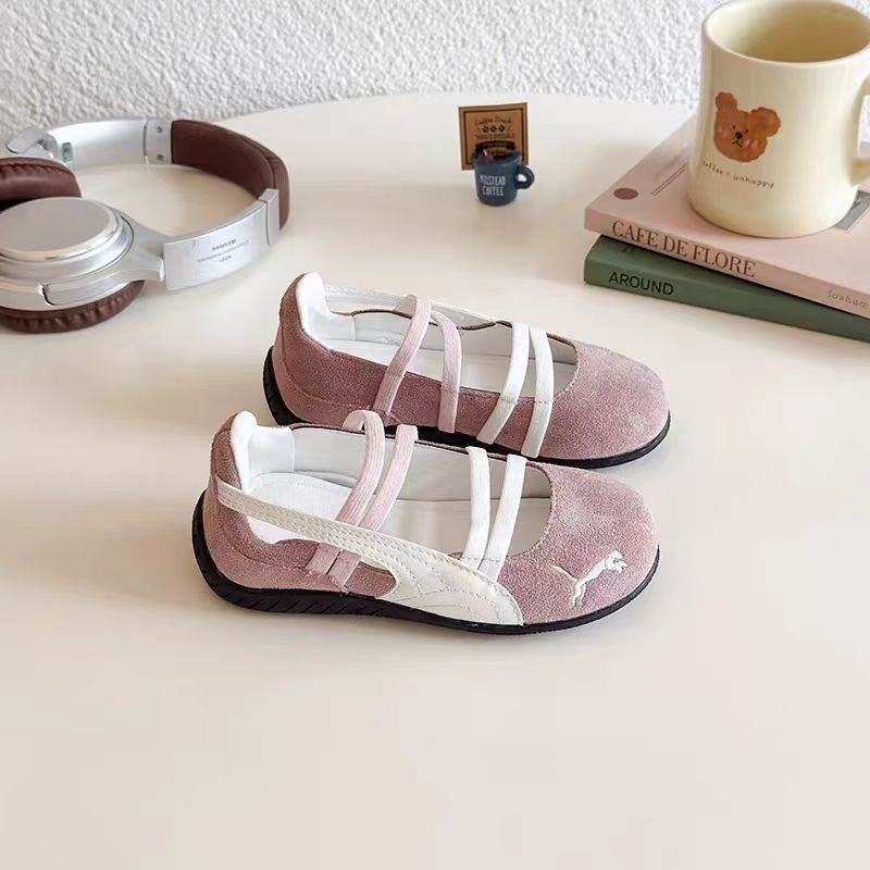 Luxury Kid's Shoes 2026 New Spring Summer Girls Ballet Flats, Slip On Flat Mary Jane Shoes with Hollow Out, Breathable Low Cut Casual Kids Shoes 