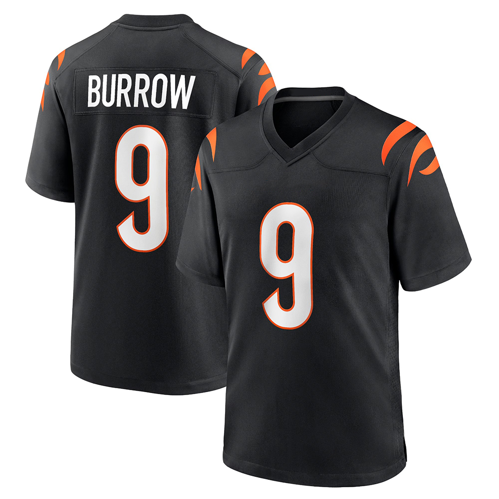 Cincinnaticity BengalsS Football jersey 1 Chase 9 Burrow Joe Burrow JaMarr Chase 5 Higgins Tee Higgins 94 Hubbard Sam Hubbard Cam Taylor-Britt Footbal