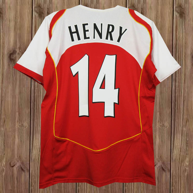2002 2005 HENRY BERGKAMP Mens RETRO Soccer Jerseys 94 97 V. PERSIE VIEIRA MERSON ADAMS Home Away 3rd Football Shirt Short Long Sleeve Uniforms