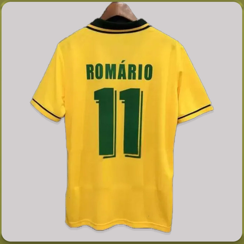 1998 Brazl Retro Shirt Ronaldo Soccer Jersey Man Kids Kit 1994 2002 ROMARIO KAKA RONALDINHO RIVALDO Maillot De Futol R.carlos Brazii Brazilian Footbal