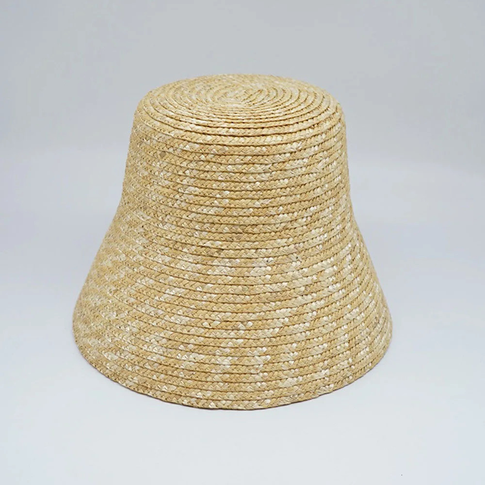 Handmade Summer Hats for Women Ladies Sun Hat ribbon Bowknot Beige Straw Adjuatble Beach Wide Brim y260512 - view 3