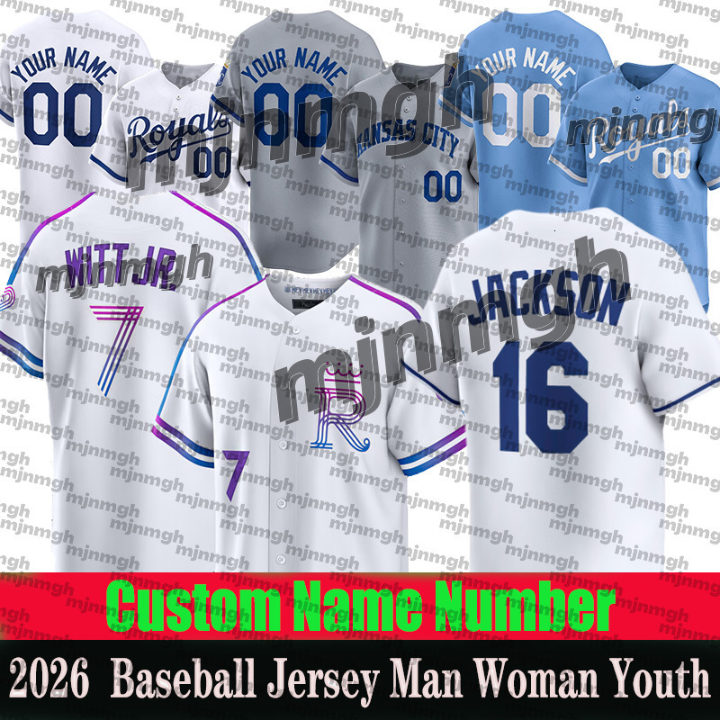 City Bobby Witt Jr2026 Royal Jersey Will Smith Vinnie Pasquantino Salvador Perez MI Melendez Kyle Isbel Edward Olivares Massey Kansas City Hunter Dozi