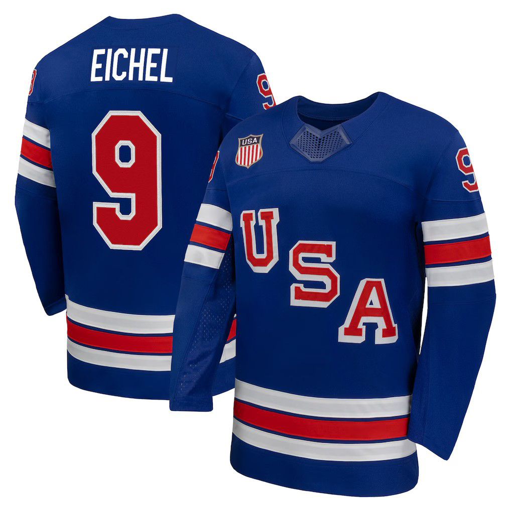 86 Jack Hughes USA hockey jersey 2026 Olympices Jersey 19 Matthew Tkachuk Tage Thompson Dylan Larkin Quinn Hughes Auston Matthews Jack Eichel Clayton 