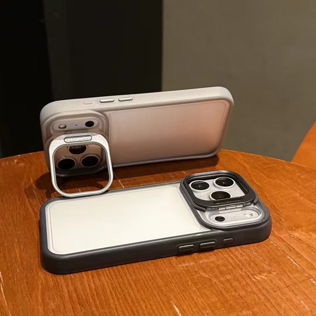 suitable for iPhone lens holder 17 phone case Max groove resin 16 Pro