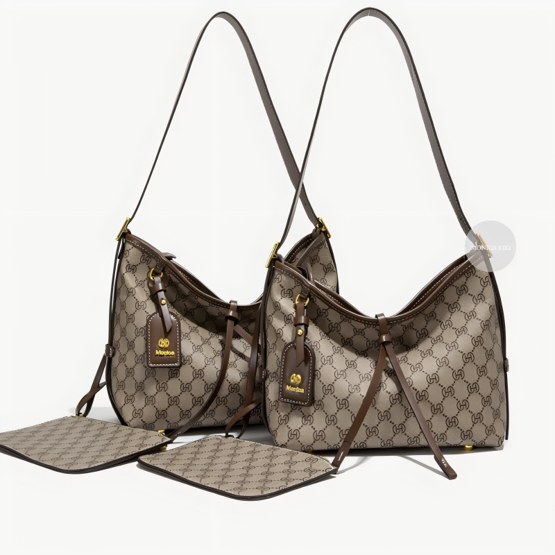 MONICA KIKI luxury classic printed large capacity designer shoulder bag diagonal cross fashion trend hot tote bag for women