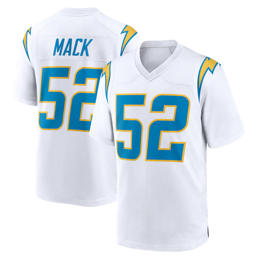 Los AngelesCity ChargersS jersey 10 Justin Herbert Hampton Ladd McConkey Harris Lance Johnston Allen Vidal James Jr Mack Dicker Alt Tomlinson Seau Foo