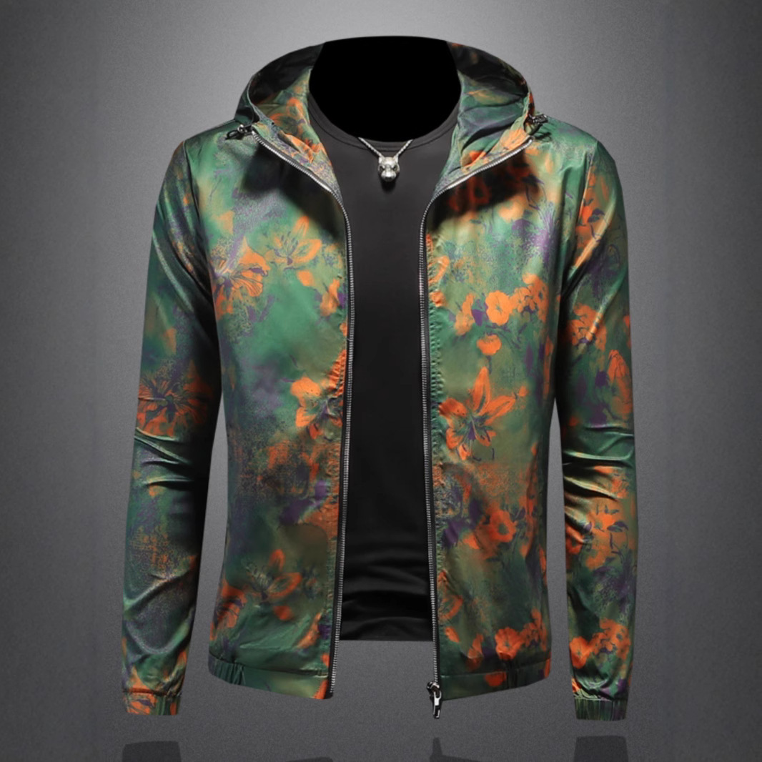 Must-have men's hooded zip-up jacket, style, fashionable, breathable lining, European quality, direct from manufacturer, 2026 new