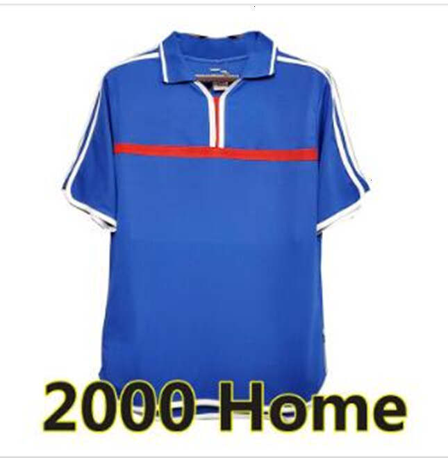 1998 home retro soccer jerss 1982 84 86 88 90 96 98 00 02 04 06 ZIDANE HENRY MAILLOT DE FOOT football shirt REZEGUET DESAILLY french club Classic Vint