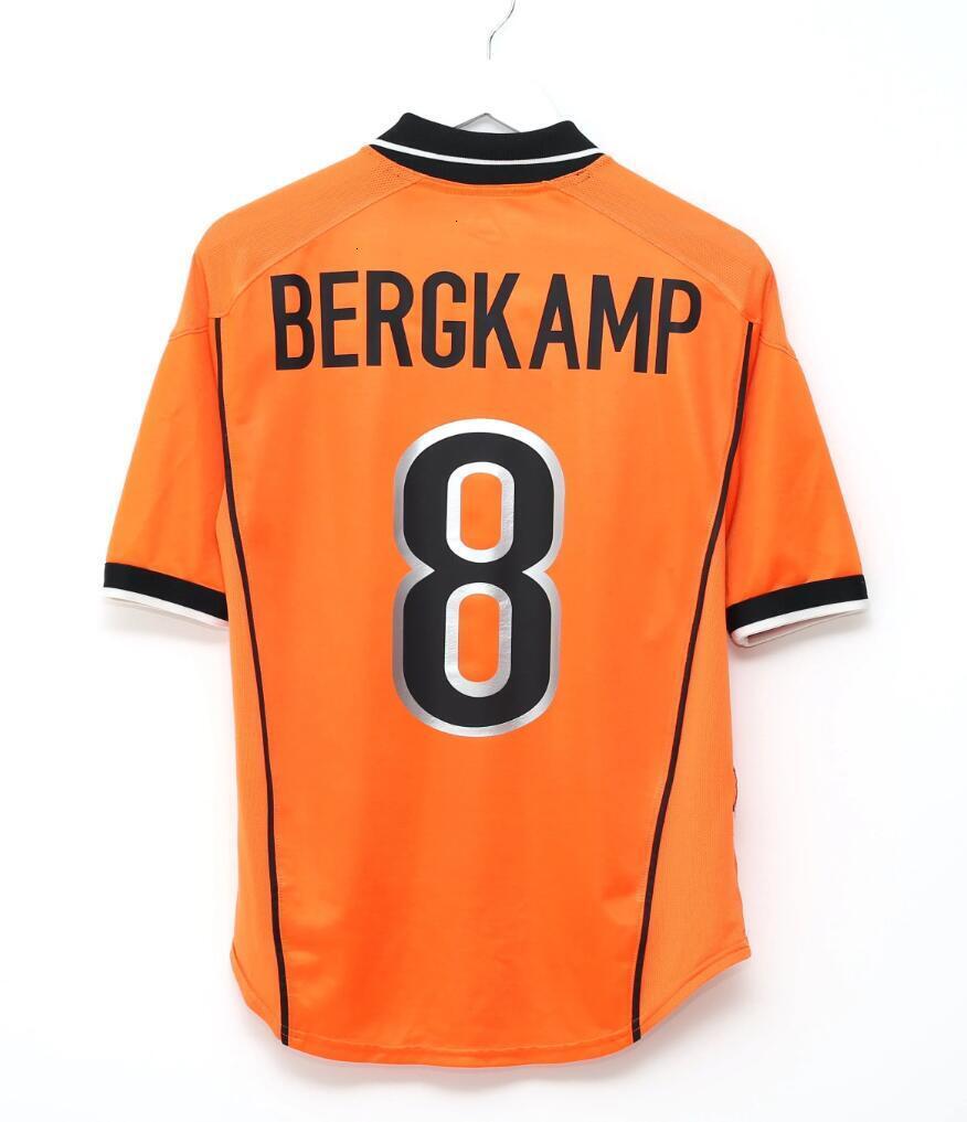 1988 Retro Soccer Jerey Van Baten 1997 1998 1994 BERGKAMP 96 97 98 Gullit Rijkaard DAVIDS football hirt kid kit Seedorf Kluivert CRUYFF Sneijder