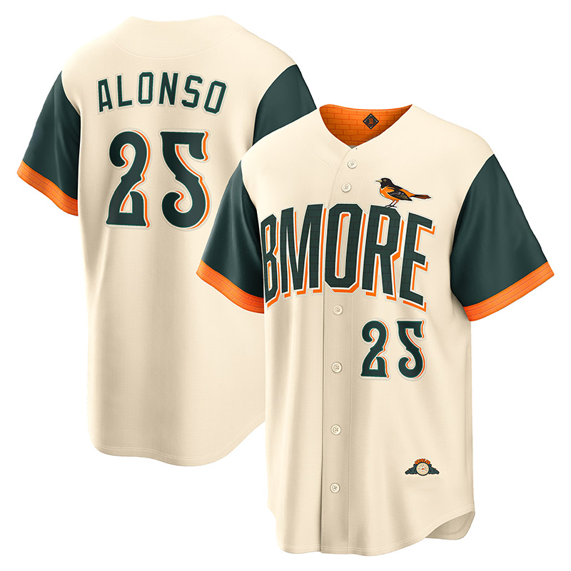 Baltimore Oriole Jersey Pete Alonso Gunnar Henderson Jeremiah Jackson Holliday oriels Shane Baz Taylor Ward Orioles Helsley Cal Ripken Jr orieles Base