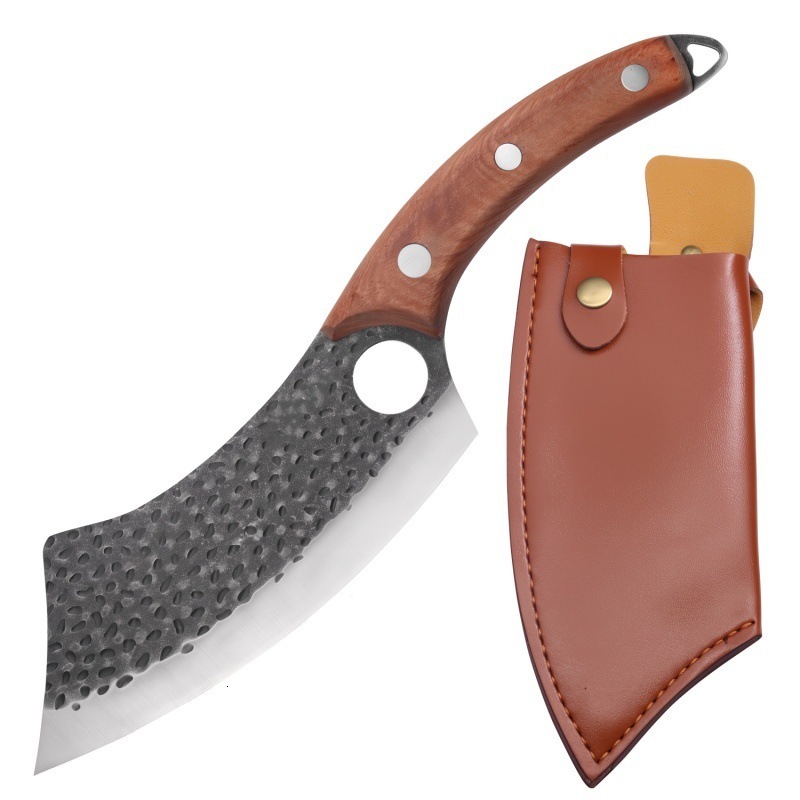 Professional Kitchen Forged Knife BBQ Cooking Chef Knives Wooden Handle Meat Cleaver Fruit Cutter Boning Knife Kitchen Supplies 251218