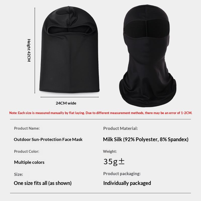Custom logo Balaclava cycling mask neck leggings combination motorcycle hood sunscreen breathable waterproof polyester spandex material unisex ski mas