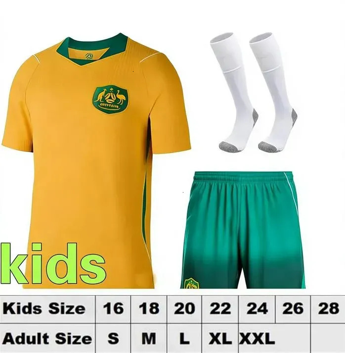 26-27Australia Soccer Jerseys Sports Outdoors world cup 2026 jersey men kit kids Athletic Outdoor Apparel 26 27 Wear BOYLE LECKIE Kerr football shirts
