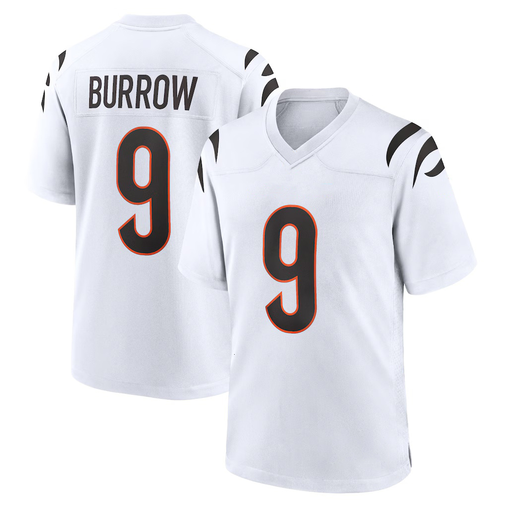 Cincinnaticity BengalsS Football jersey 1 Chase 9 Burrow Joe Burrow JaMarr Chase 5 Higgins Tee Higgins 94 Hubbard Sam Hubbard Cam Taylor-Britt Footbal