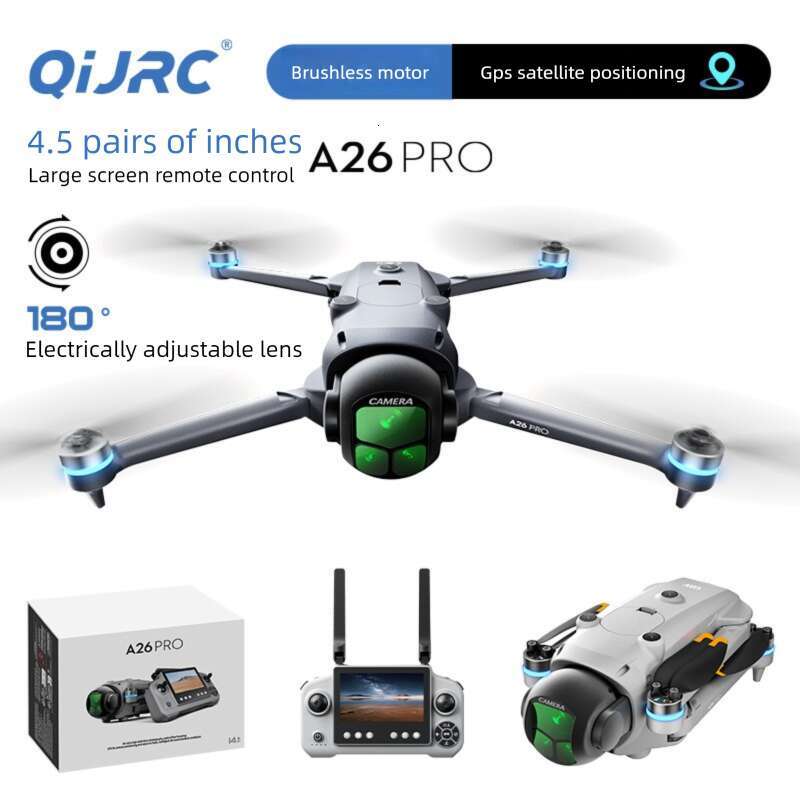 A PRO Brushless GPS HD Aerial Photography Drone Professional Quadcopter Obstacle Avoidance Outdoor Long Endurance RC Aircraft Toy CKS