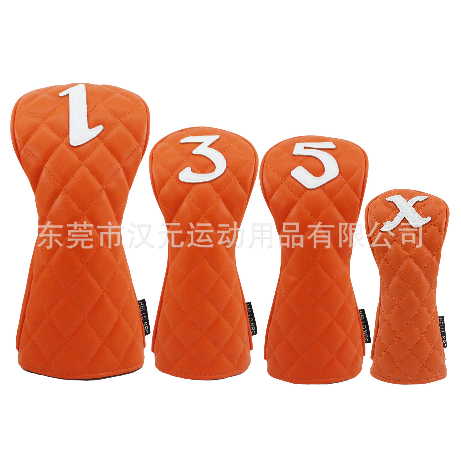 Golf Club Head Covers for Woods Driver Fairway Hybrid with Interchangeable Number Tag 1 3 5 Premium Leather Headcovers 3 Pack 250410