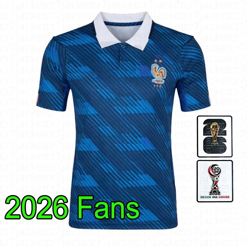 France jersey world cup 2026 maillot quipe de French Soccer Jerseys 26 27 MBAPPE DEMBELE EKITIKE Olise Kids retro Football tops Shirt maillot de foot 