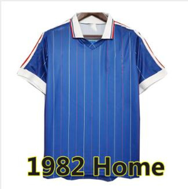 1998 home retro soccer jerss 1982 84 86 88 90 96 98 00 02 04 06 ZIDANE HENRY MAILLOT DE FOOT football shirt REZEGUET DESAILLY french club Classic Vint