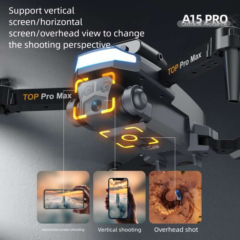 New A Pro Foldable Aerial Photography Drone Intelligent Obstacle Avoidance Quadcopter Portable Outdoor RC Flying Toy For Kids Adults CKS