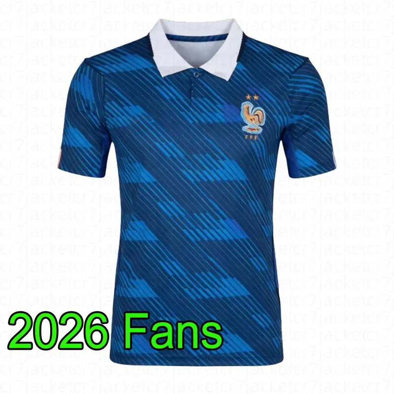 France jersey world cup 2026 maillot quipe de French Soccer Jerseys 26 27 MBAPPE DEMBELE EKITIKE Olise Kids retro Football tops Shirt maillot de foot 