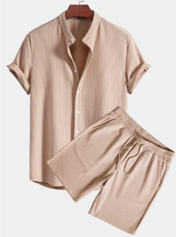Men's Tracksuits Summer Fitness Sportswear For Men Short-sleeved T-shirt And Shorts Two-piece Set Breathable Quick-drying Casual Wear.