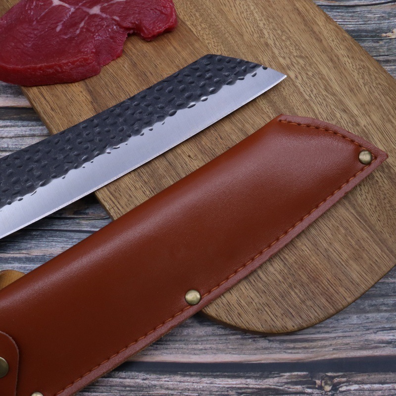 Professional Kitchen Forged Knife BBQ Cooking Chef Knives Wooden Handle Meat Cleaver Fruit Cutter Boning Knife Kitchen Supplies 251218