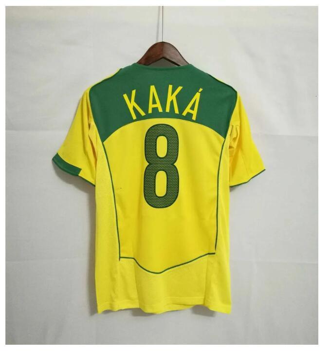 1998 Brazl Retro Shirt Ronaldo Soccer Jersey Man Kids Kit 1994 2002 ROMARIO KAKA RONALDINHO RIVALDO Maillot De Futol R.carlos Brazii Brazilian Footbal