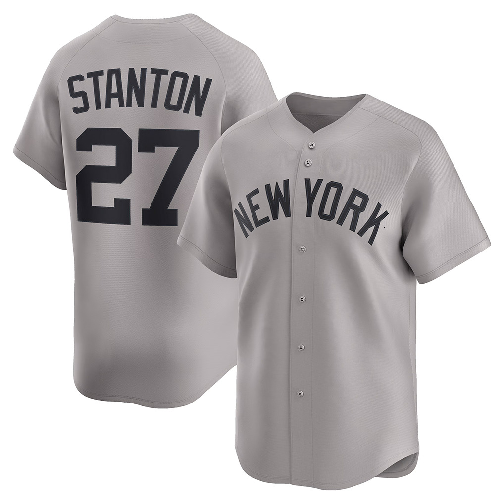 NY New YorkS Yankees Jersey Aaron Judge Gerrit Cole Austin Wells Cam Schlittler Ben Rice Stanton Cody Bellinger Babe Ruth Black Derek Jeter Yankee Bas
