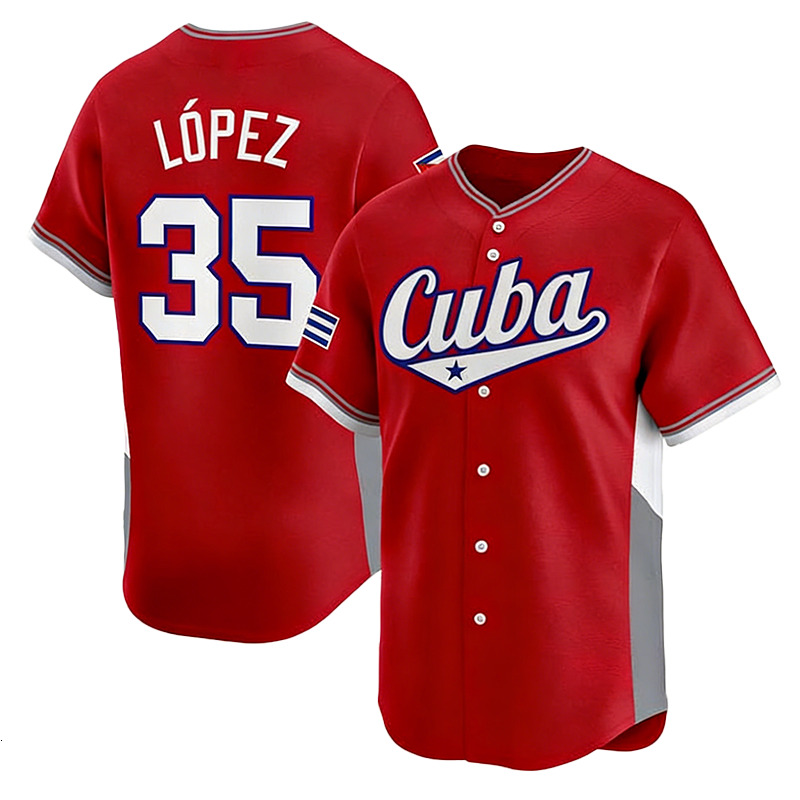 Team Cuba World Baseball Classic Jersey 2026 Raidel Martinez Rodriguez Albies wbc jersey Ceddanne Rafaela Xander Bogaerts Gregorius Netherlands Baseba