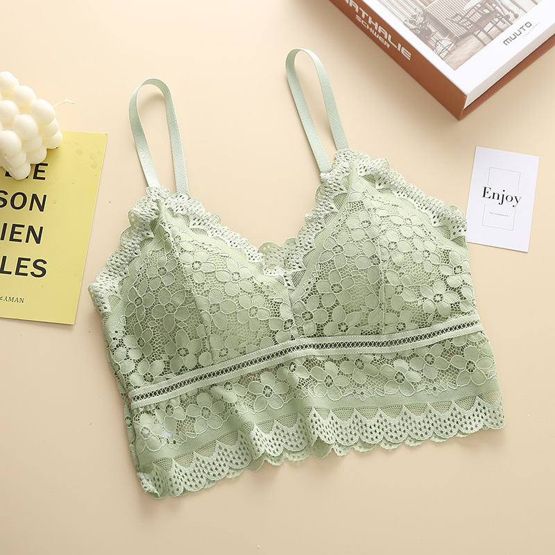 Womens Lace Lingerie Camisole Top Designer French Style Hollow Out Bralette With Built In Bra Spaghetti Strap Backless Sexy Crop Top For Casual Outing