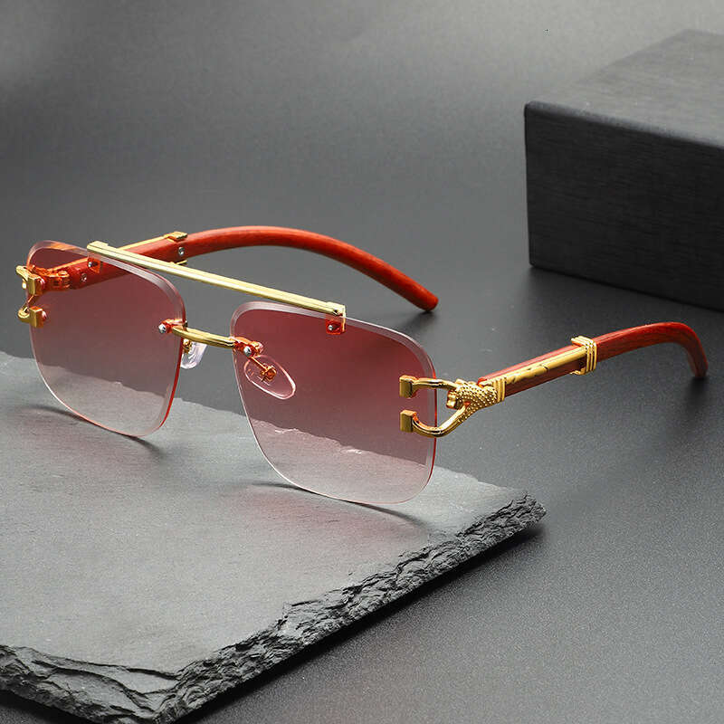 Luxury Brand Designer Sunglasses New Cro Square Frame Anti-Blue Light Non-Prescription Glasses For Men And Women Fashionable Face Slimming Student Com