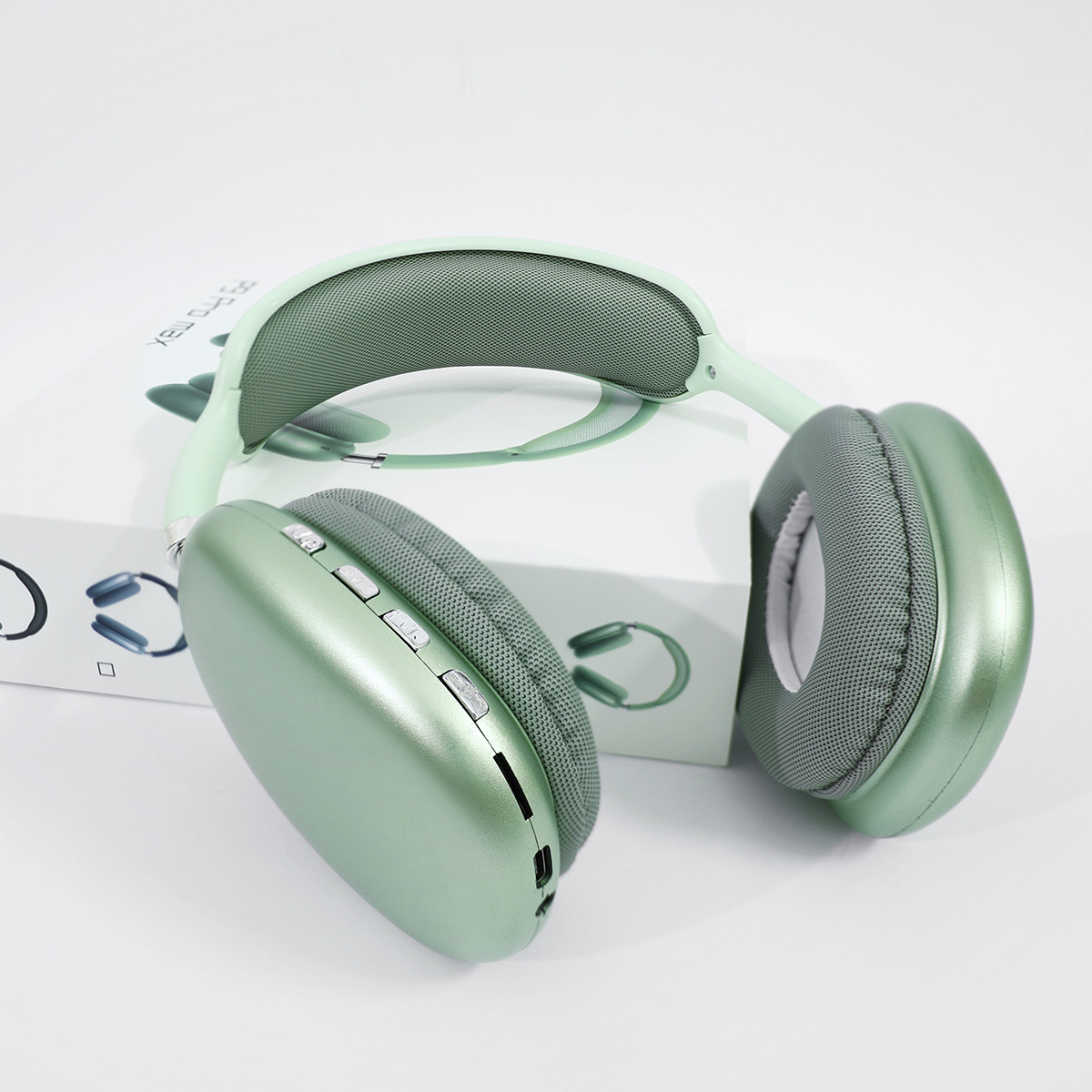Wireless Over-Ear Headphones Bluetooth 5.3 Headset with Soft Ear Cups Long Battery Life for Travel Office Gaming