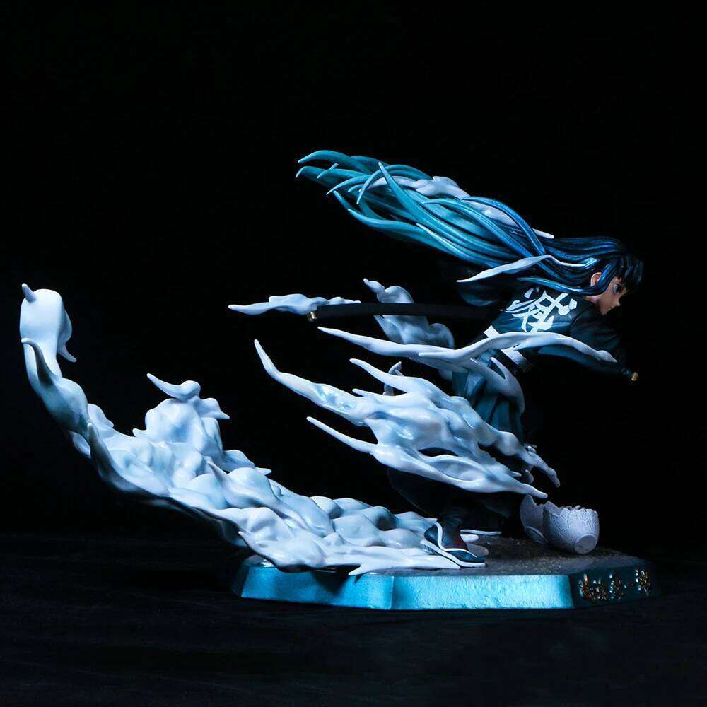 Demon Slayer Tokitou Muichirou PVC Action 19cm Anime Figure GK Statue Model Toys Collection Doll Kids Gift 26L0513