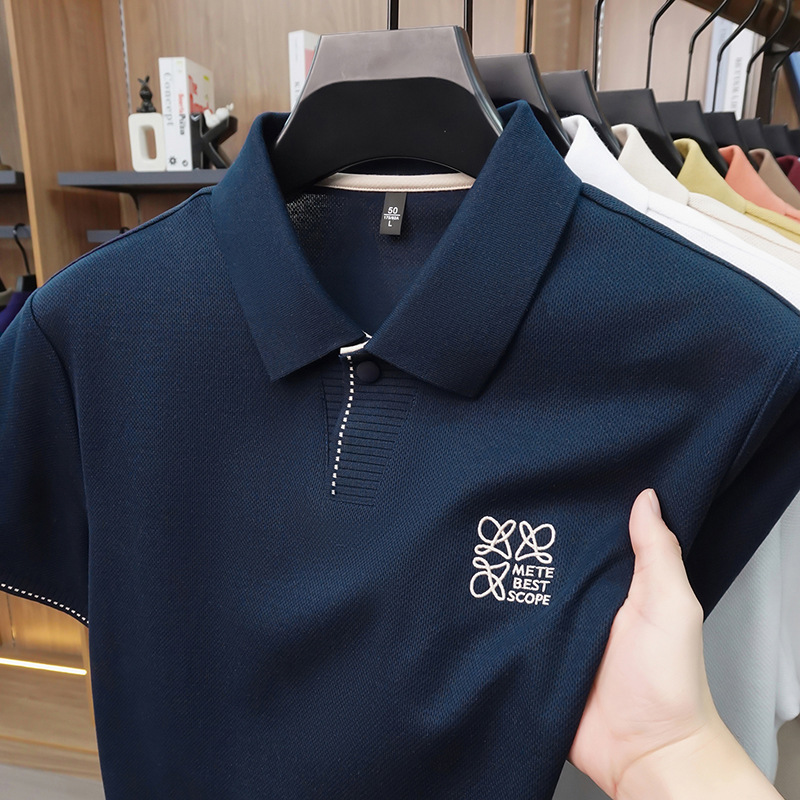 Free shipping luxury Men's Polos Fashionable and casual men's polo shirt comfortable for daily work in the workplace