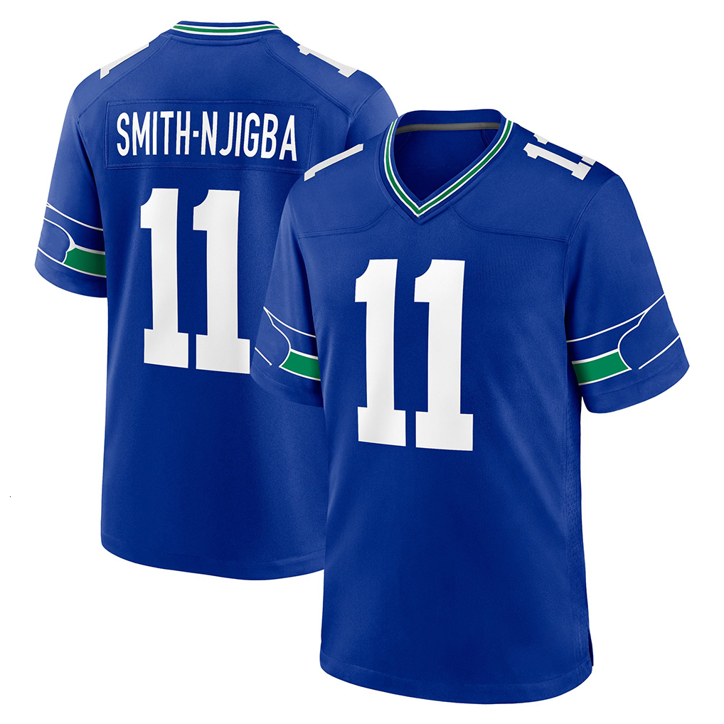 Seattles SeahawksS Jersey SeahawksJersey Sam Darnold Jaxon Smith-Njigba Cooper Kupp 50th jersey Witherspoon Sherman Emmanwori Alexander Zabel Football