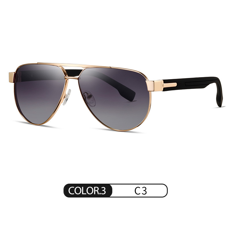 2026 Designer Fashion Trend Street Photography Sunglasses Luxury Brand New Large Frame men's Exquisite Flash Sunglasses Sports Cycling Outdoor Gl - view 6