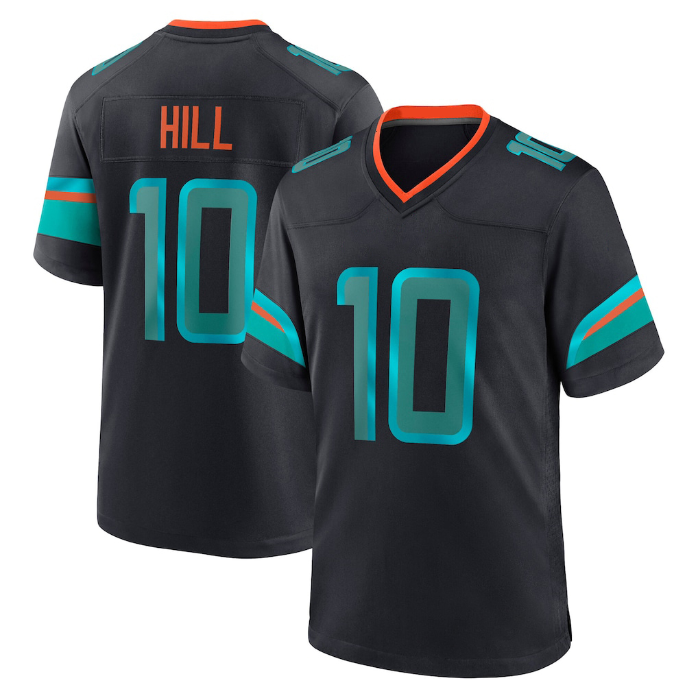 Miami De Von Achane DolphinsS jersey Jaylen Waddle Dolphinsjersey Tua Tagovailoa Tyreek Hill Dan Marino Chubb Taylor Robinson Wright Smith Bailey Foot
