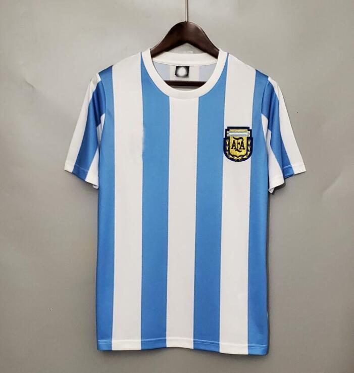 1978 1986 1998 Argentina Retro Soccer jersey Maradona 1996 2000 2001 2006 2010 Kempes Batistuta Riquelme HIGUAIN KUN AGUERO CANIGGIA AIMAR Football Sh