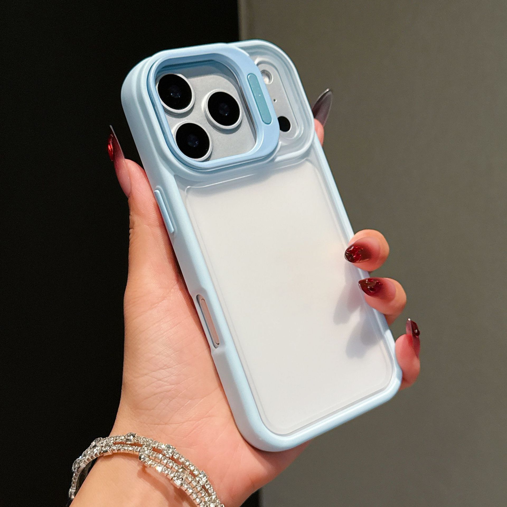 suitable for iPhone lens holder 17 phone case Max groove resin 16 Pro