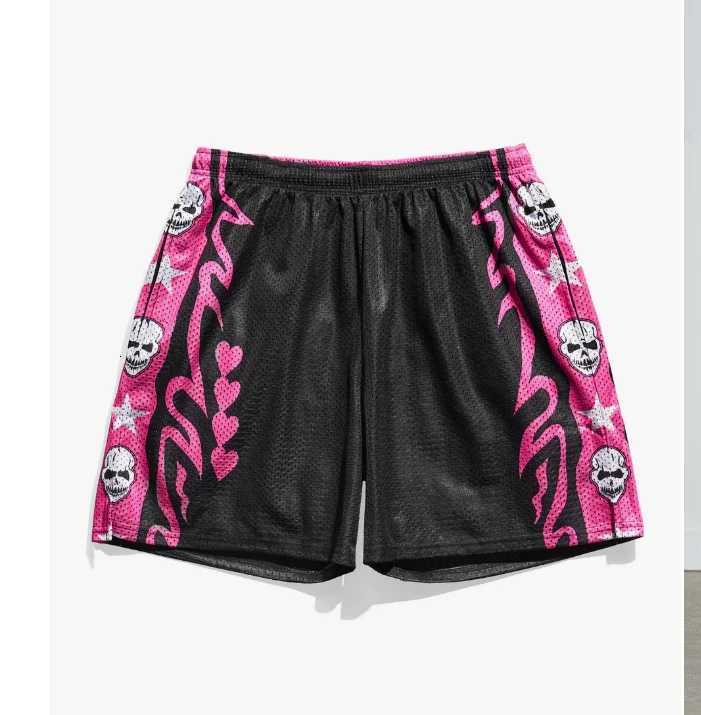Mens Bret Hart Hitman Retro Basketball Mesh Shorts Y2K Oversized Quick Drying Shorts Suitable for Daily and Training Wear 2026J260513