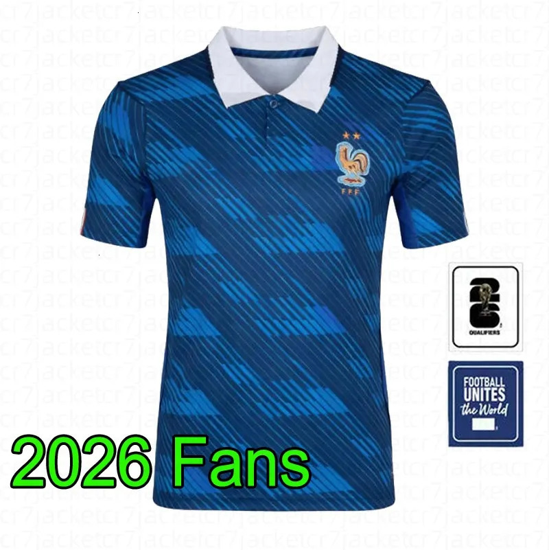 France jersey world cup 2026 maillot quipe de French Soccer Jerseys 26 27 MBAPPE DEMBELE EKITIKE Olise Kids retro Football tops Shirt maillot de foot 