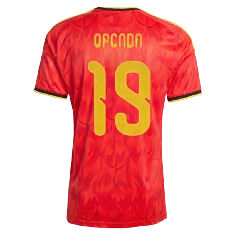 26 27 Belgium World Cup Soccer Jerseys DE BRUYNE TIELEMANS DE CUYPER Football Shirts DOKU TROSSARD National Football Team OPENDA football kits FOFANA 
